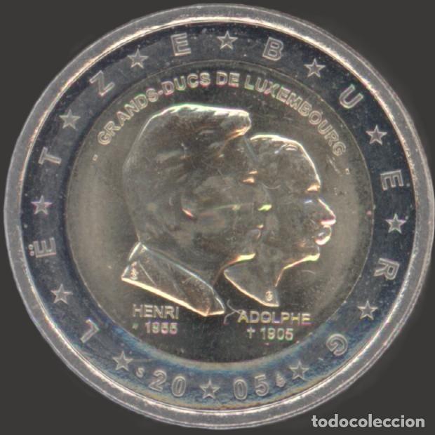 Euros: Luxembourg 2 Euro CC 2005 Henri and Adolphe UNC