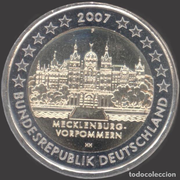 Euros: Germany F 2 Euro CC 2007 Schloss Schwerin UNC