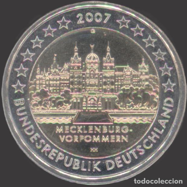 Euros: Germany G 2 Euro CC 2007 Schloss Schwerin UNC