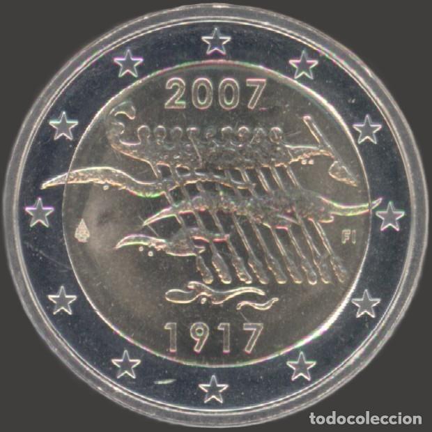 Euros: 2 Euro CC Finland 2007 independence UNC