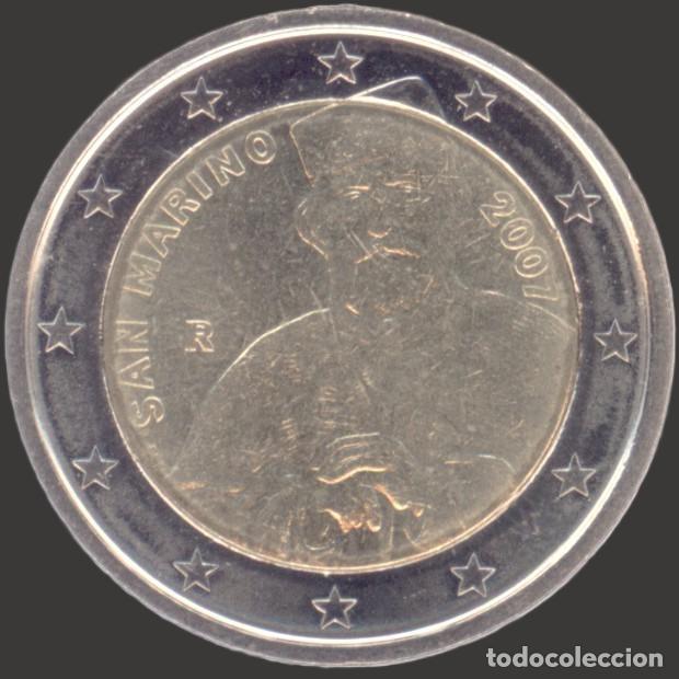 Euros: San Marino 2 Euro CC 2007 Garibaldi in Capsule UNC