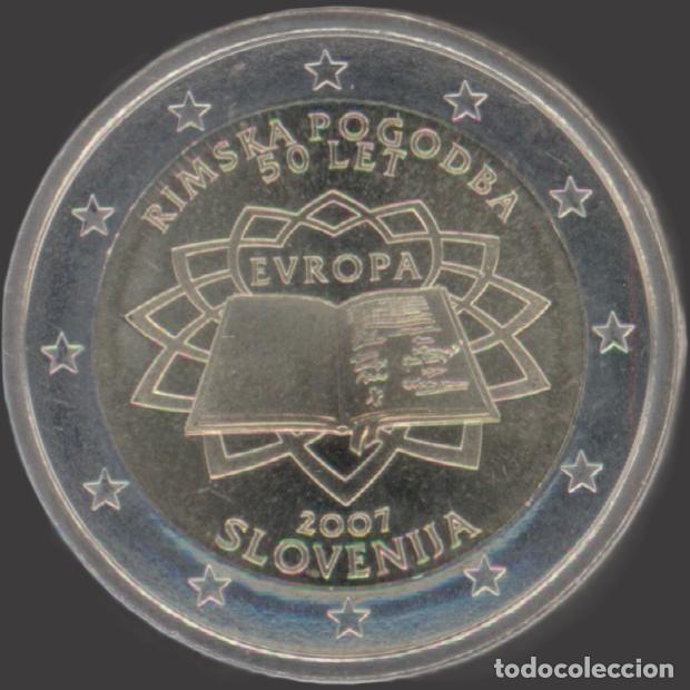 Euros: All 17 coins 2 Euro CC Treaty of Rome UNC