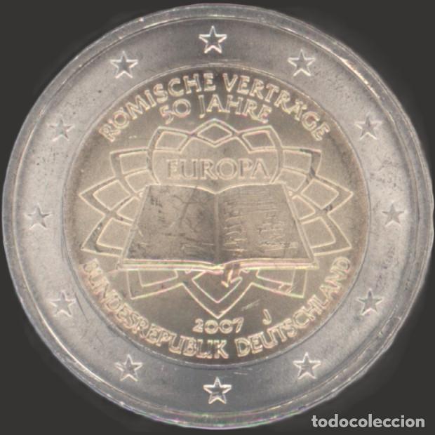 Euros: Germany J 2 Euro CC 2007 Treaty of Rome UNC