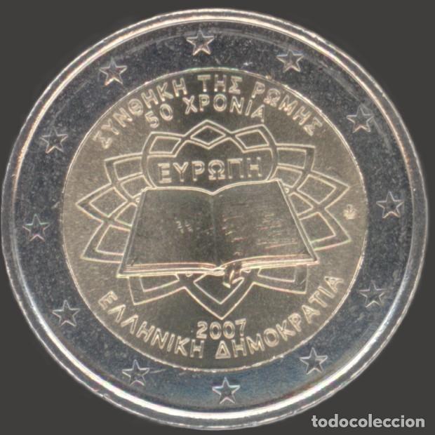 Euros: Greece 2 Euro CC 2007 Treaty of Rome UNC