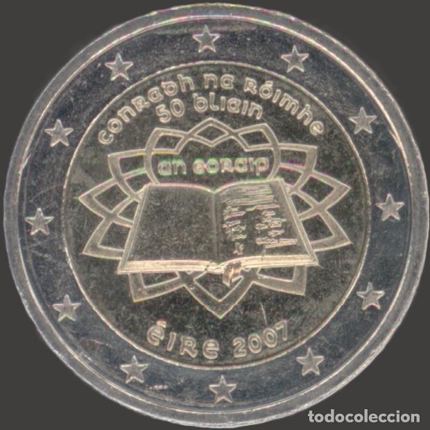 Euros: Ireland 2 Euro CC 2007 Treaty of Rome UNC