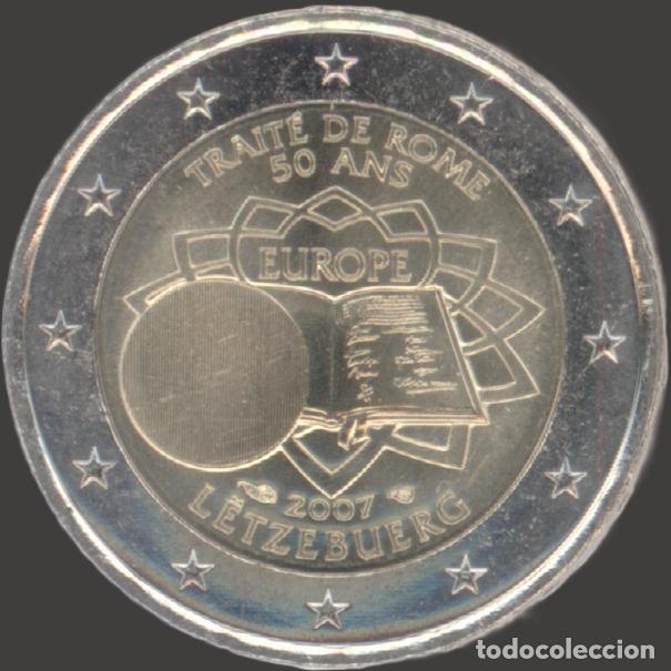 Euros: Luxembourg 2 Euro CC 2007 Treaty of Rome UNC
