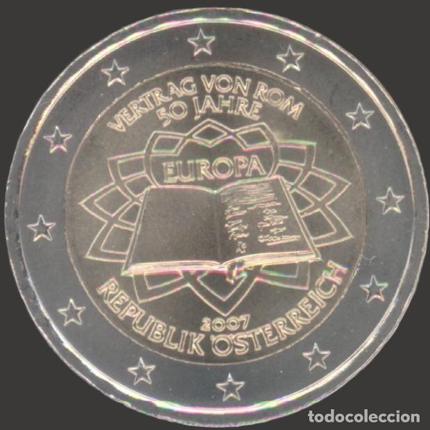Euros: Austria 2 Euro CC 2007 Treaty of Rome UNC
