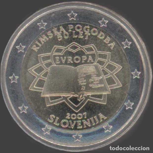 Euros: Slovenia 2 Euro CC 2007 Treaty of Rome UNC