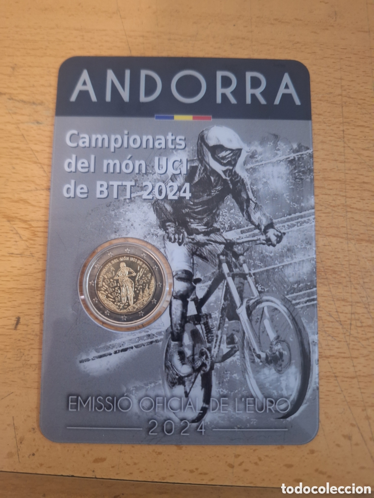 Euros: MONEDA CONMEMORATIVA 2&euro; EUROS ANDORRA 2024 CAMPEONATO CICLISMO