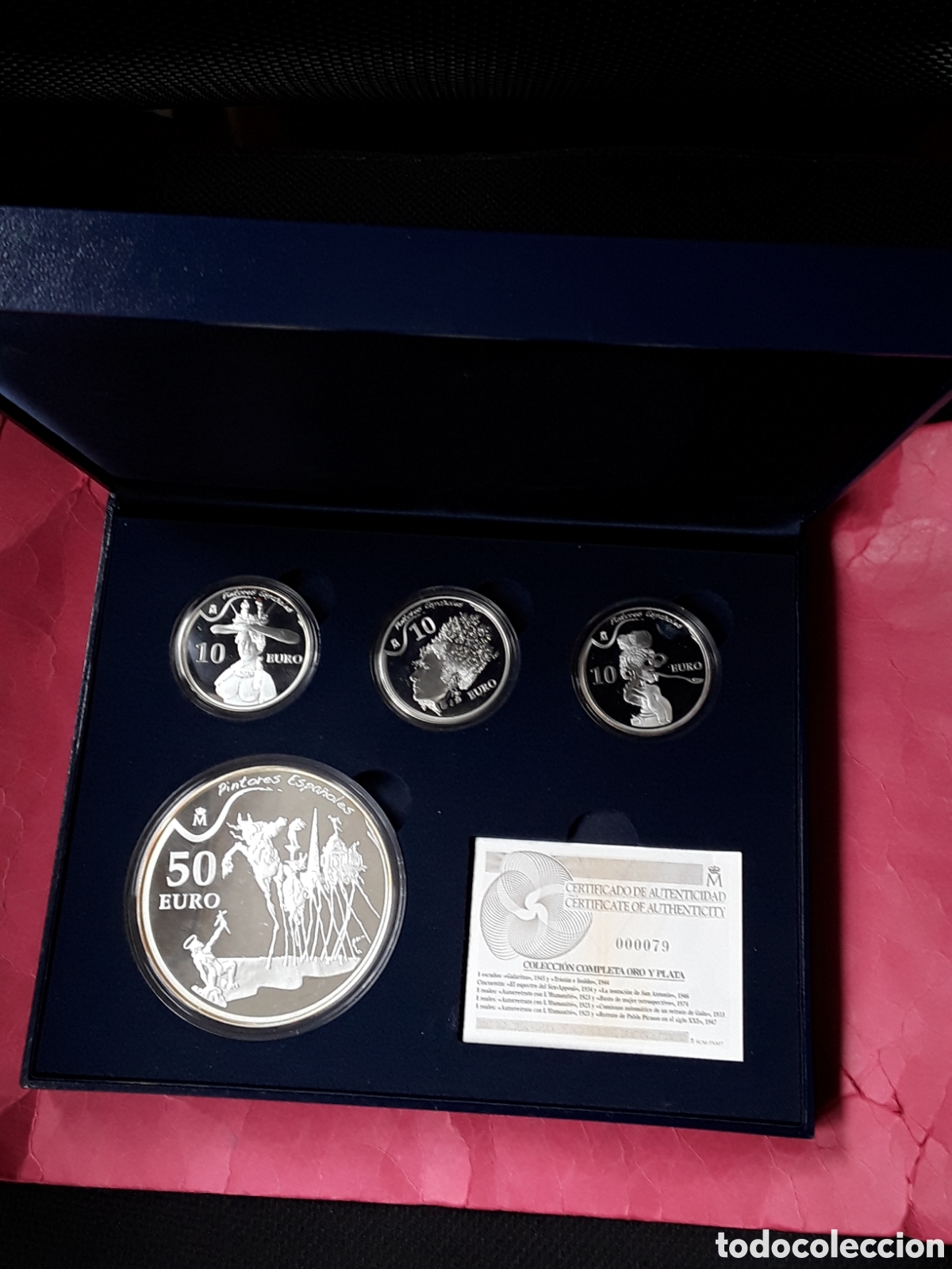 Euros: ESTUCHE 10 EUROS Y 50 EUROS 2009 SALVADOR DALI. RARO