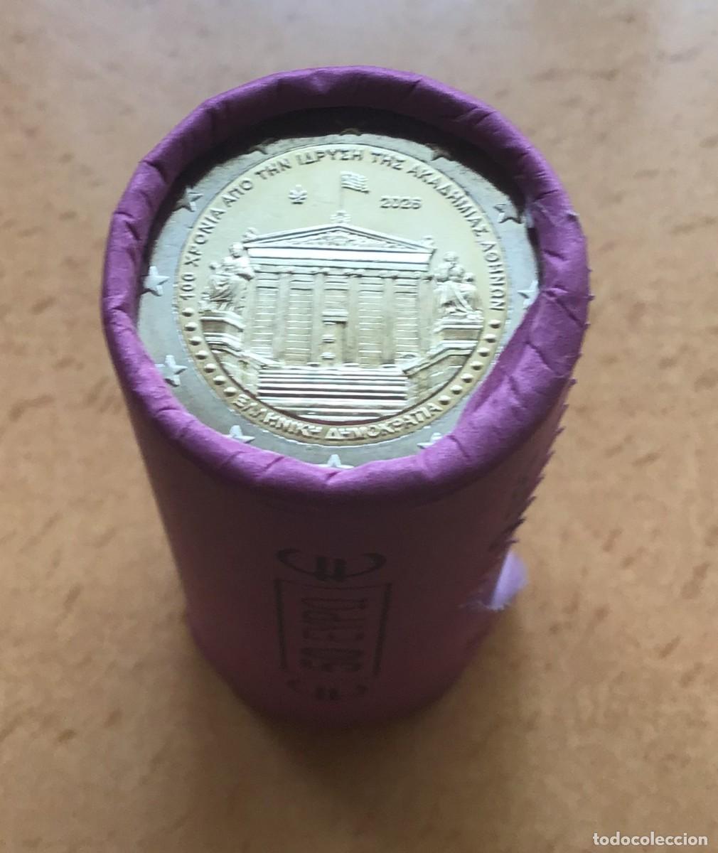 Euros: 2 euros conmemorativos de Grecia. Academia de Atenas. A&ntilde;o 2026. Sin circular