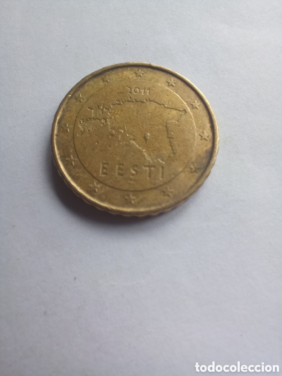 Euros: MONEDA 10 C&Eacute;NTIMOS DE EURO ESTONIA - A&Ntilde;O 2011