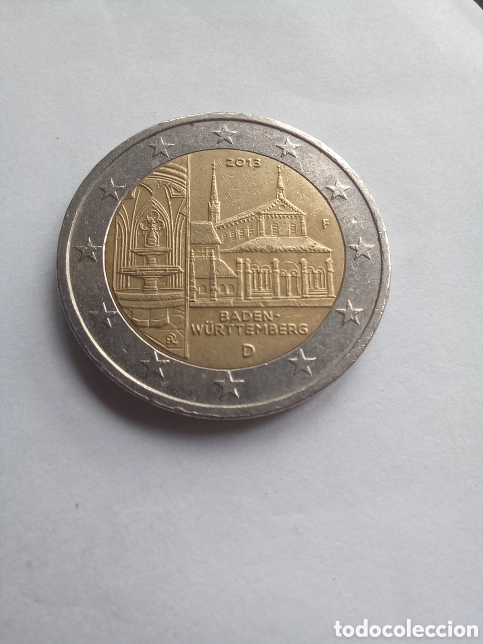 Euros: MONEDA 2 EUROS CONMEMORATIVOS ALEMANIA - A&Ntilde;O 2013, CECA F (MONASTERIO DE MAUL BRONW)