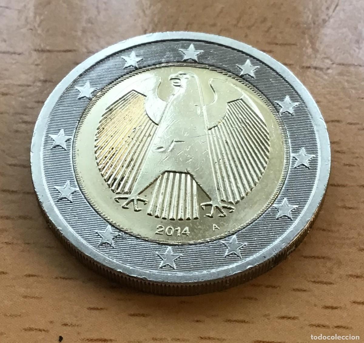 Euros: 2 euros de Alemania. A&ntilde;o 2014 ceca A