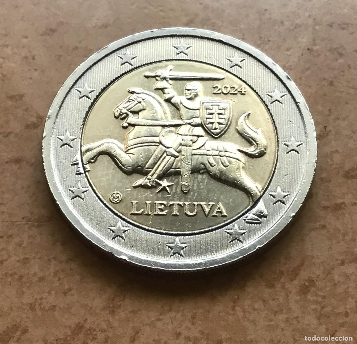 Euros: 2 euros de Lituania. A&ntilde;o 2024