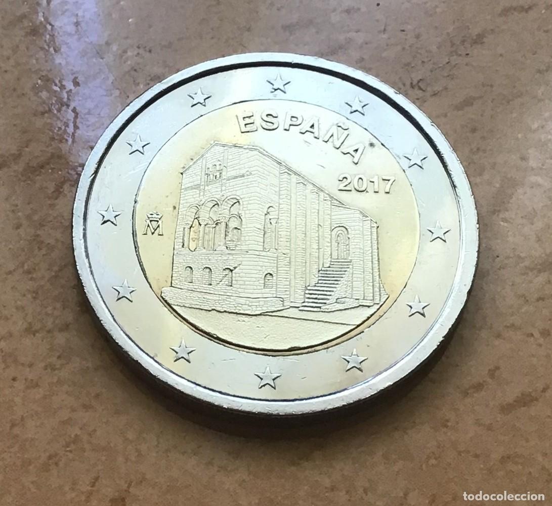 Euros: 2 euros conmemorativos de Espa&ntilde;a. Iglesia de Santa Mar&iacute;a del Naranco. A&ntilde;o 2017