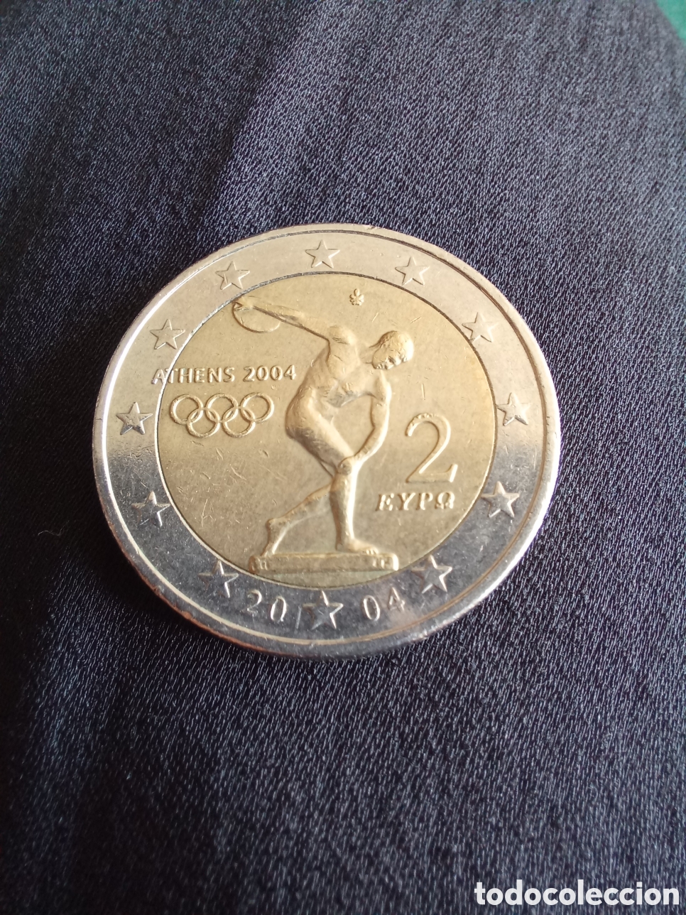 Euros: MONEDA 2 EUROS CONMEMORATIVOS GRECIA - A&Ntilde;O 2004 (OLIMPIADAS DE ATENAS)