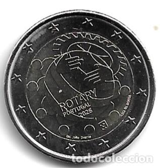 Euros: PORTUGAL 2026. MONEDA DE 2 &euro; DEDICADA AL ROTARY. SIN CIRCULAR