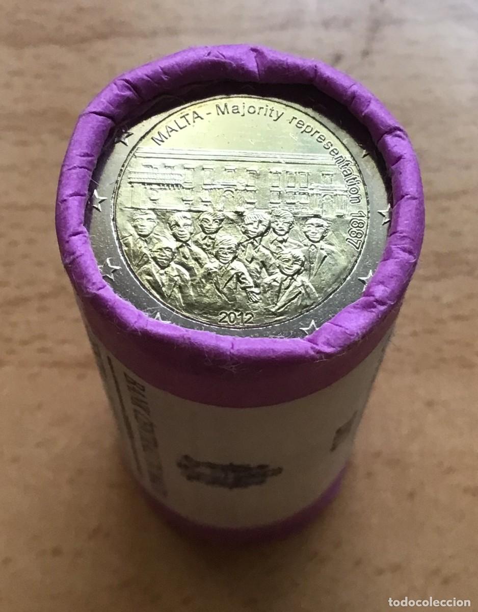 Euros: 2 euros conmemorativos de Malta. Representaci&oacute;n mayoritaria. A&ntilde;o 2012. Sin circular