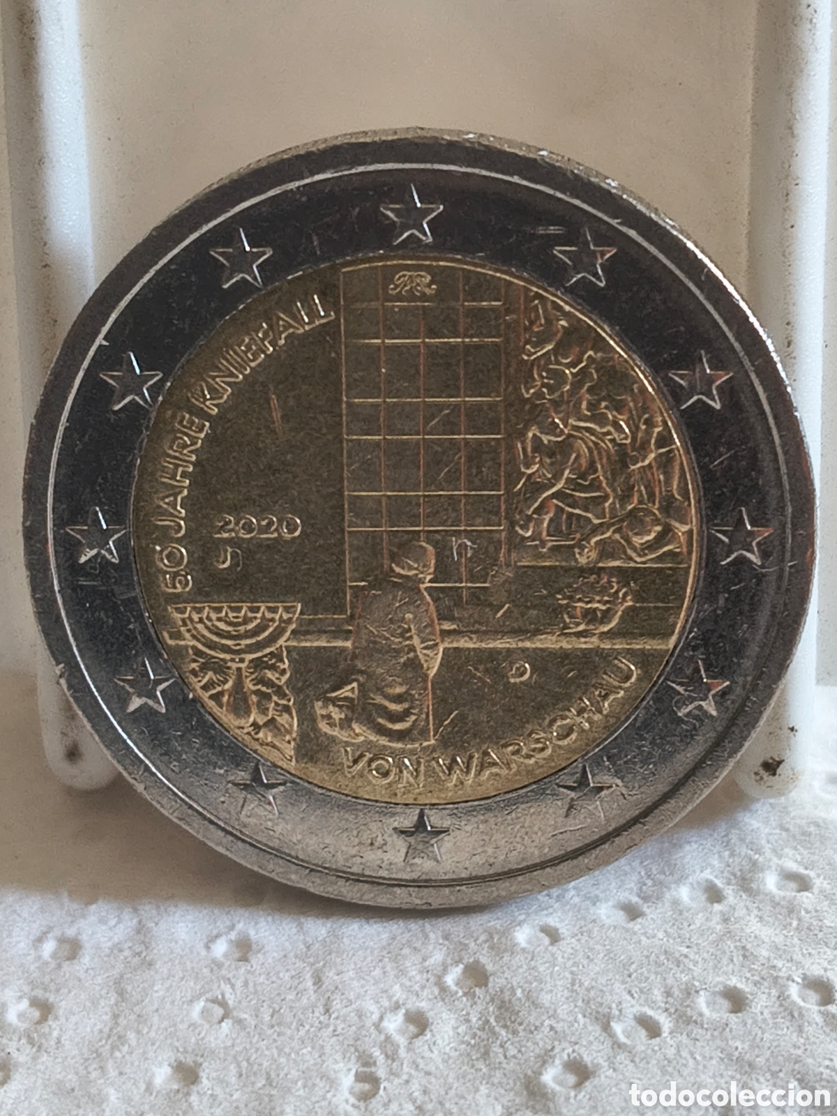 Euros: MONEDA ALEMANIA 2020 D CONM 50 ANV. WARSCHAUER KNIEFALL