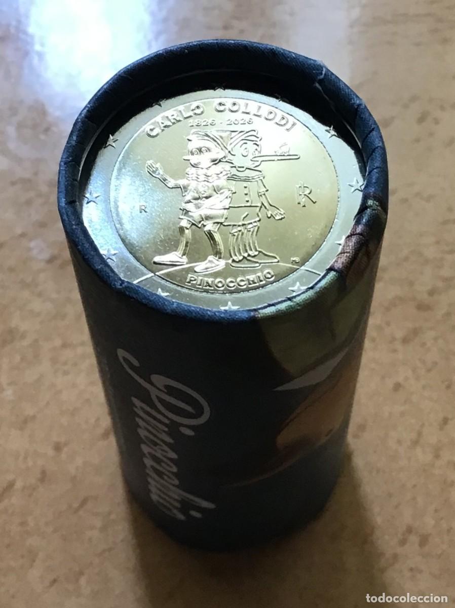 Euros: 2 euros conmemorativos de Italia. Pinocchio (Carlo Collodi) (Pinocho). A&ntilde;o 2026. Sin circular