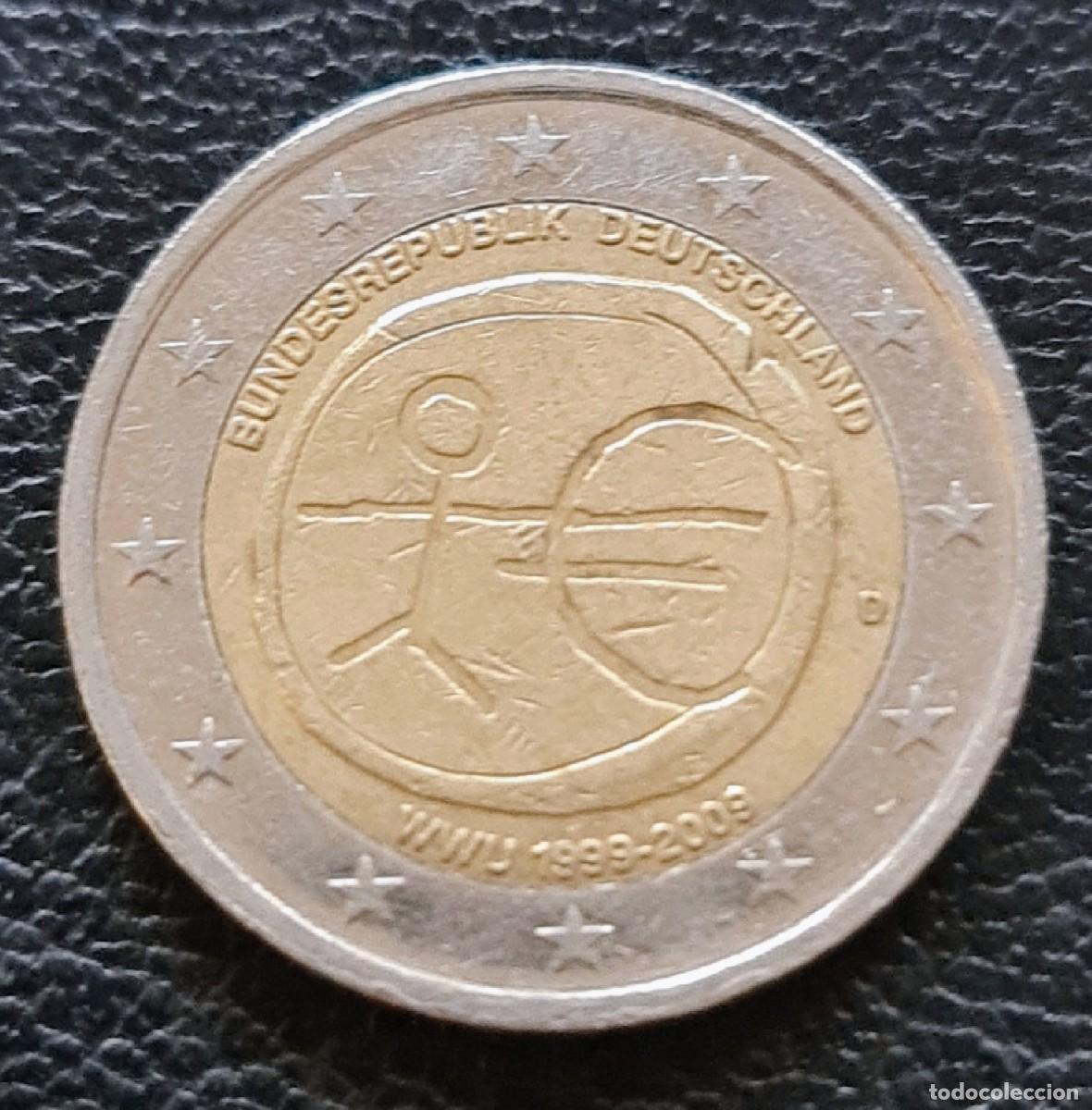 Euros: Alemania 2009 2 euros ceca D EMU moneda conmemorativa