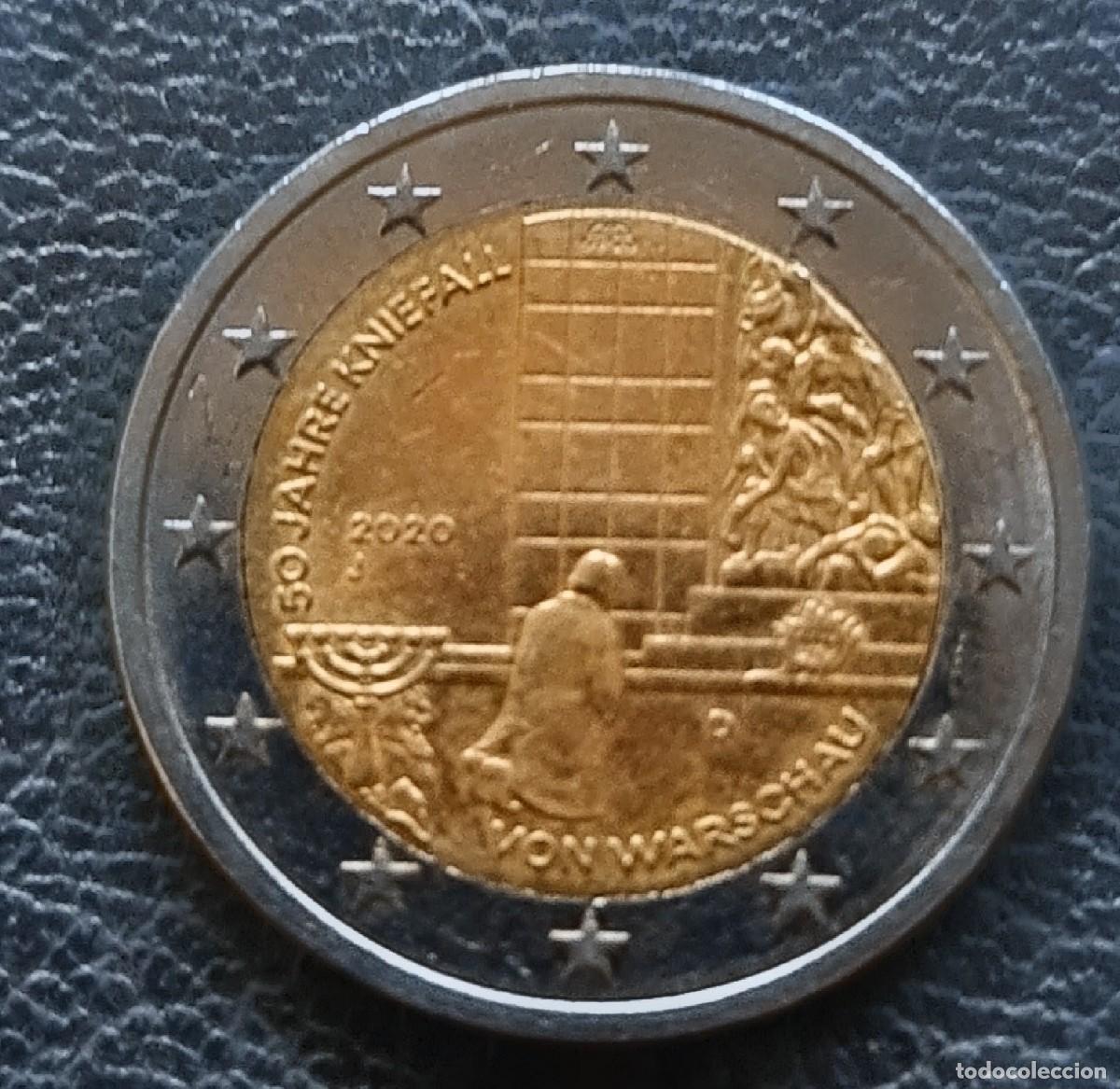 Euros: Alemania 2020 2 euros ceca J genuflexi&oacute;n Varsovia moneda conmemorativa