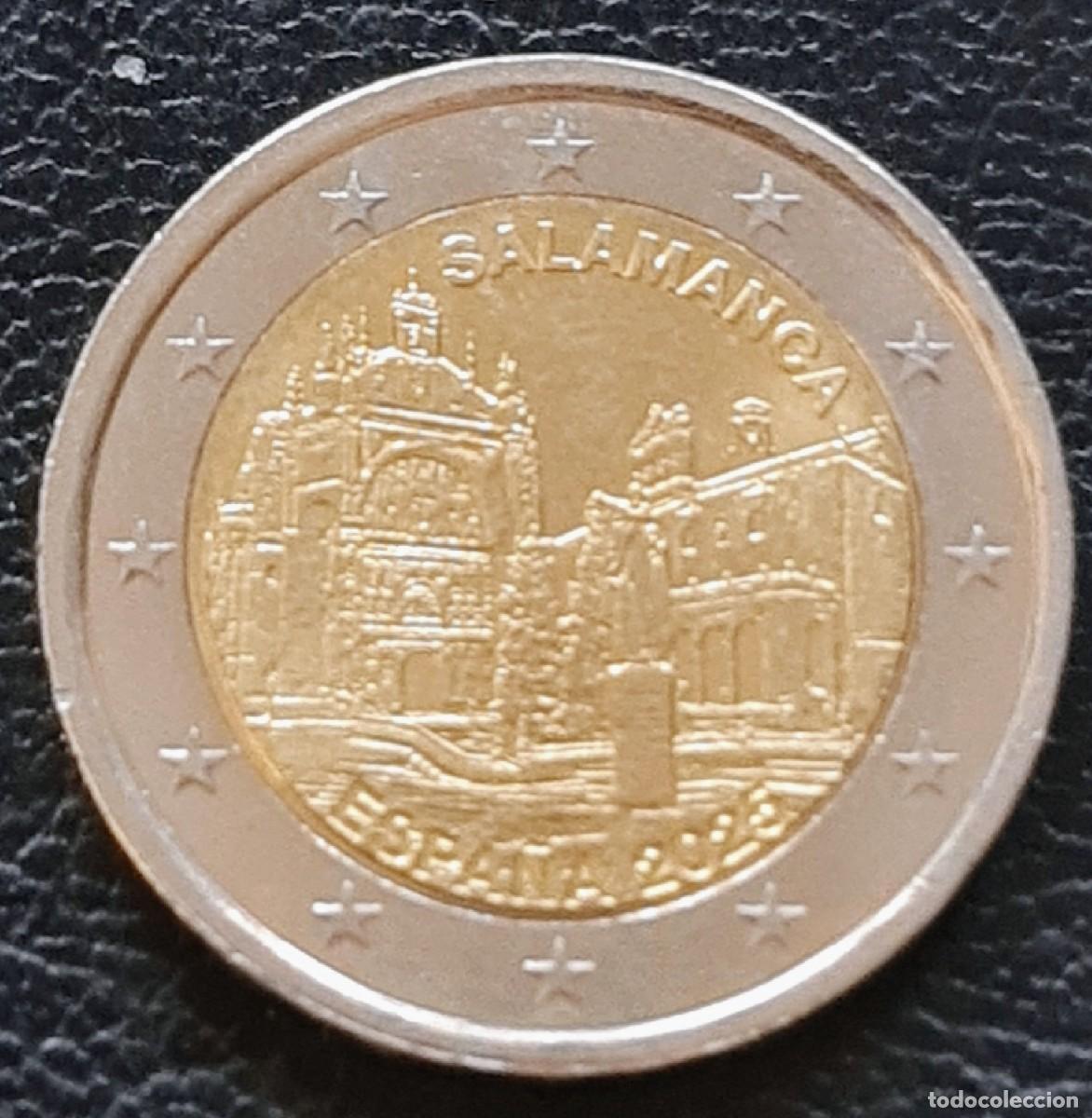 Euros: Espa&ntilde;a 2025 2 euros Salamanca ciudad vieja moneda conmemorativa