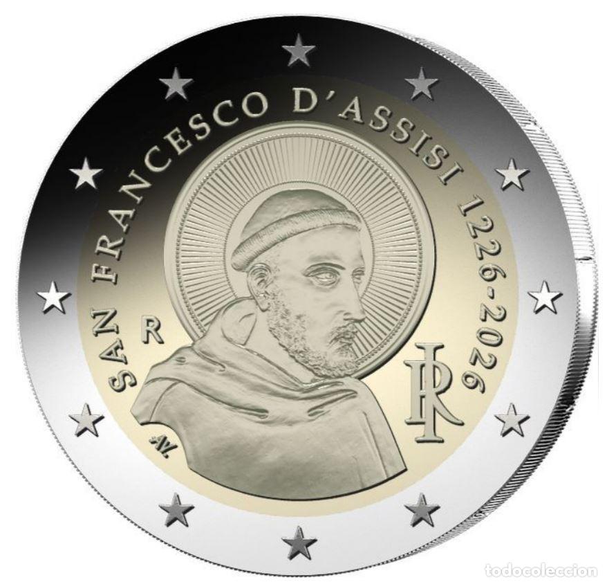 Euros: ITALIA 2 EUROS 2026 CONM. - SAN FRANCISCO DE ASIS -