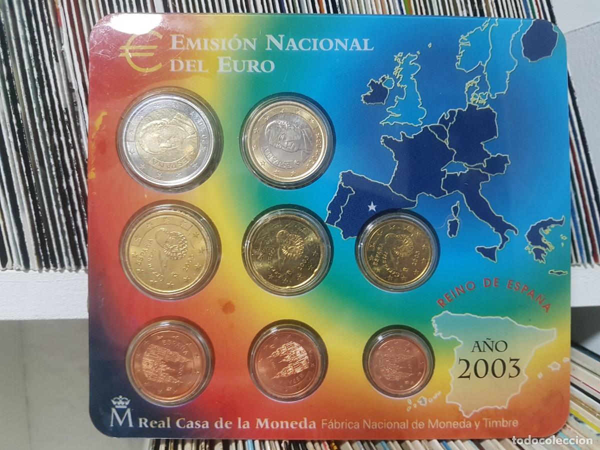 Euros: H) Juan Carlos I &rdquo;Emisi&oacute;n Nacional del Euro&rdquo; A&ntilde;o 2003&rdquo; (FDC) - LEER DESCRIPCION