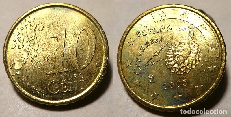 Euros: Moneda de Espa&ntilde;a 10 c&eacute;ntimos de Euro a&ntilde;o 2003 SC