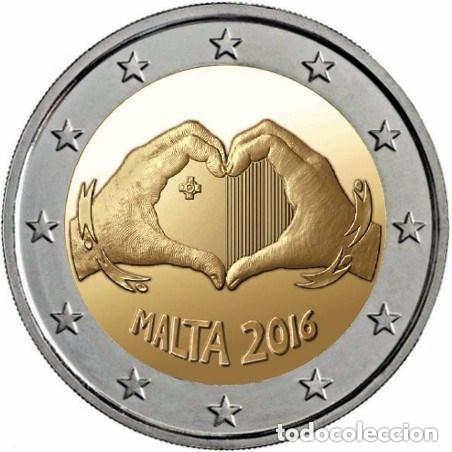 Euros: MALTA 2016. MONEDA CONMEMORATIVA DE 2 EUROS DEDICADA AL AMOR. DE CARTUCHO
