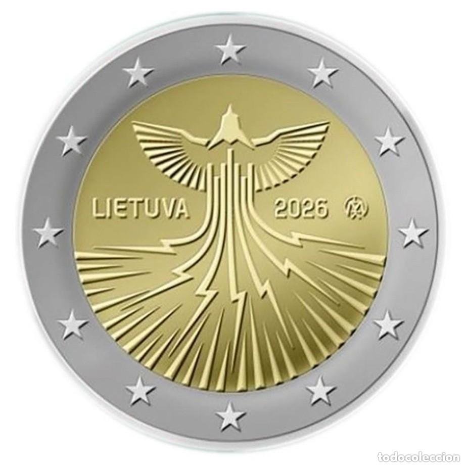 Euros: LITUANIA 2 EUROS 2026 CONM. - INDEPENDENCIA ENERG&Eacute;TICA -. DE CARTUCHO