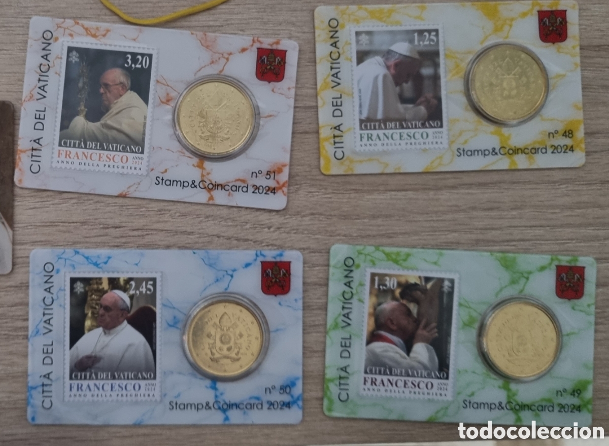 Euros: Coincard Vaticano 2024 Papa Francisco