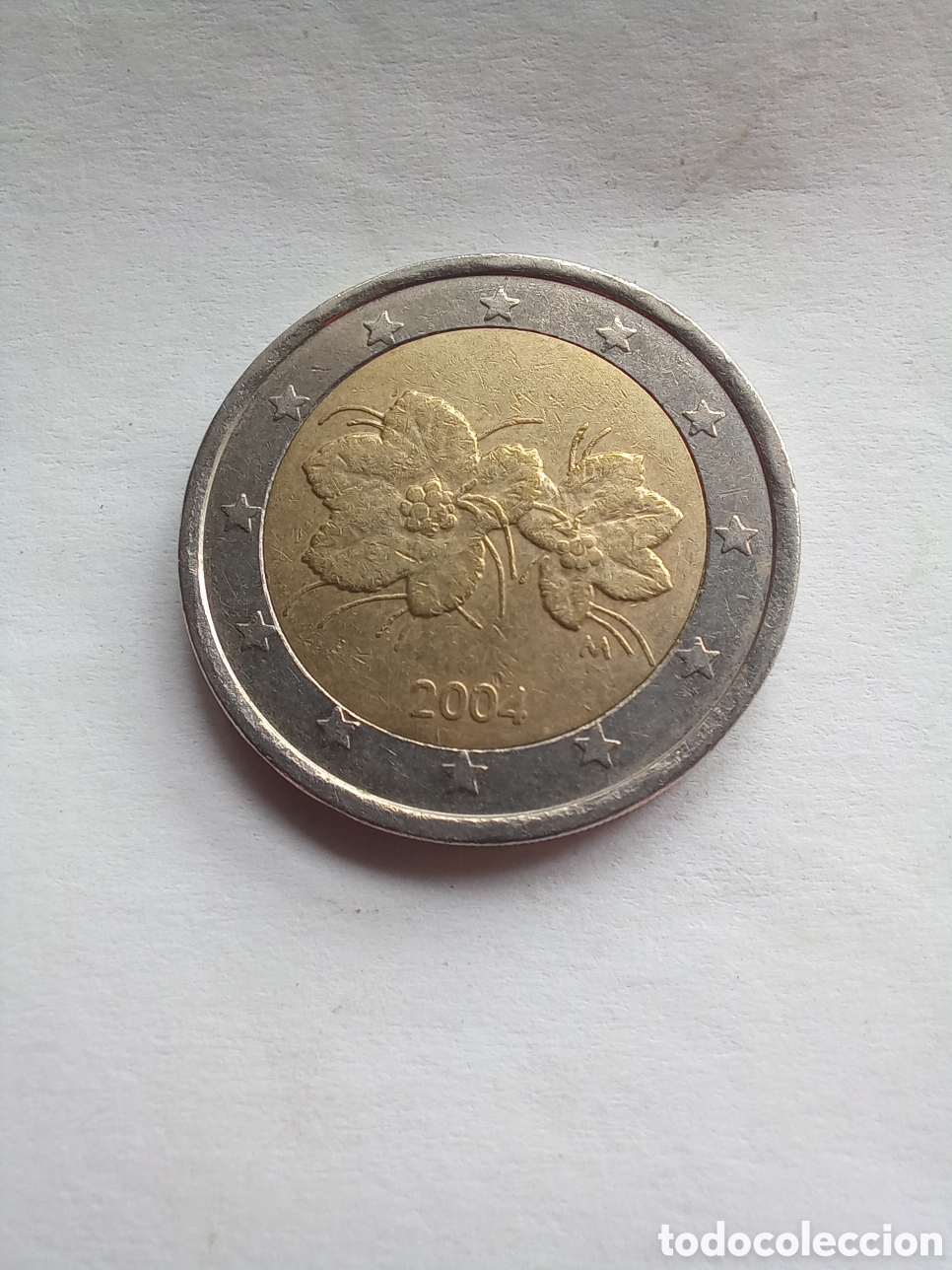 Euros: MONEDA 2 EUROS FINLANDIA - A&Ntilde;O 2004 (FLOR FRAMBUESA)