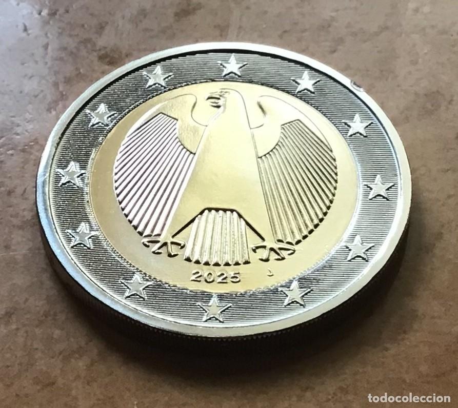 Euros: 2 euros de Alemania. A&ntilde;o 2025 ceca J