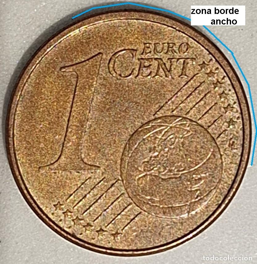 Euros: 1 c&eacute;ntimo &euro; Espa&ntilde;a 2017 defectos en 2 caras - Foto 2