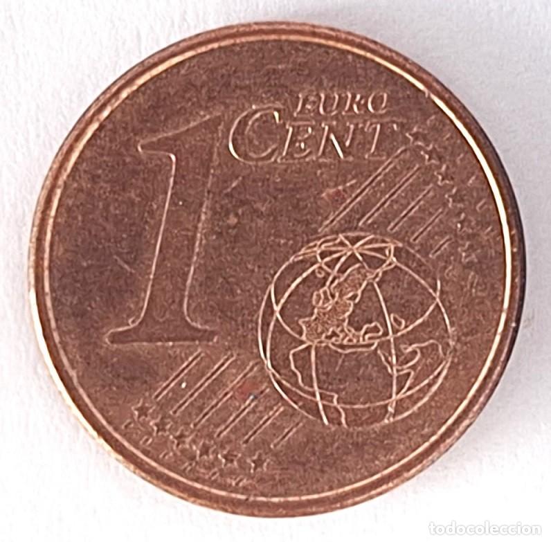 Euros: 1 c&eacute;ntimo &euro; Espa&ntilde;a 2018 defectos en 2 caras - Foto 2