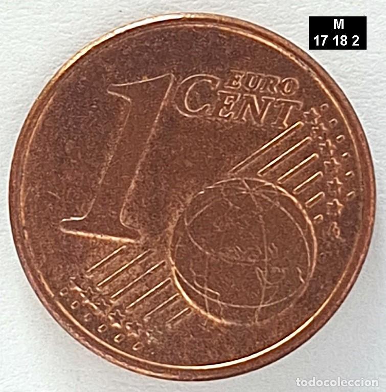 Euros: 1 c&eacute;ntimo &euro; Espa&ntilde;a 2018 defectos en 2 caras - Foto 2