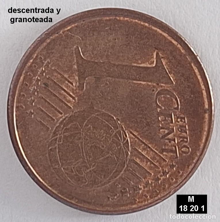 Euros: 1 c&eacute;ntimo &euro; Espa&ntilde;a 2020 defectos en 2 caras - Foto 2