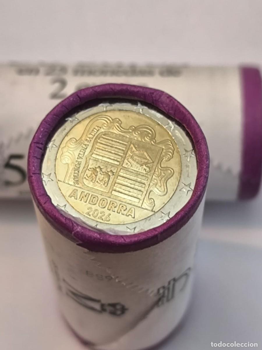Euros: ANDORRA 2 EURO ROLLO 2026 - 25 MONEDAS - NOVEDAD - SIN CIRCULAR
