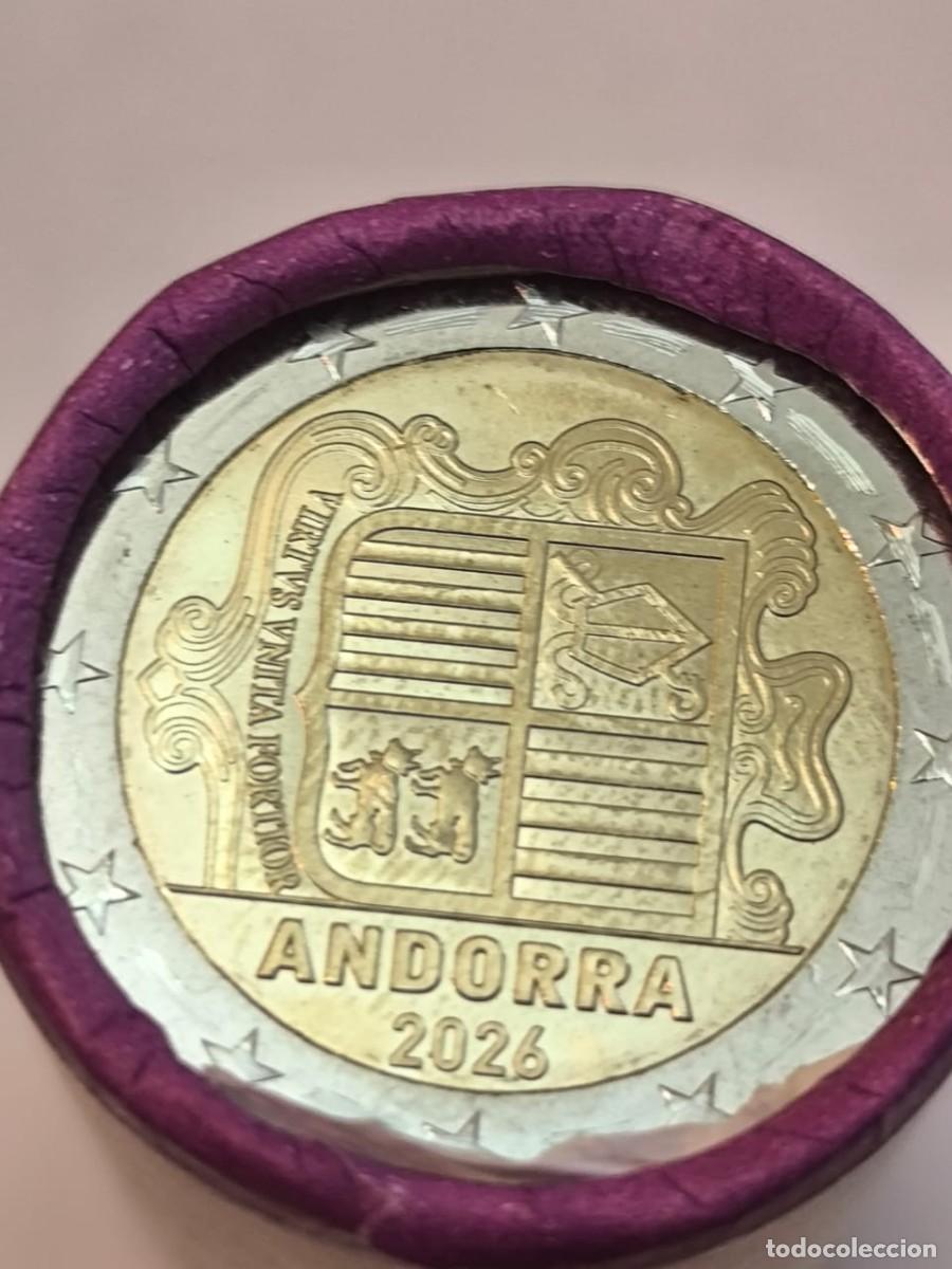 Euros: ANDORRA 2 EURO 2026 - de rollo - SIN CIRCULAR - NOVEDAD