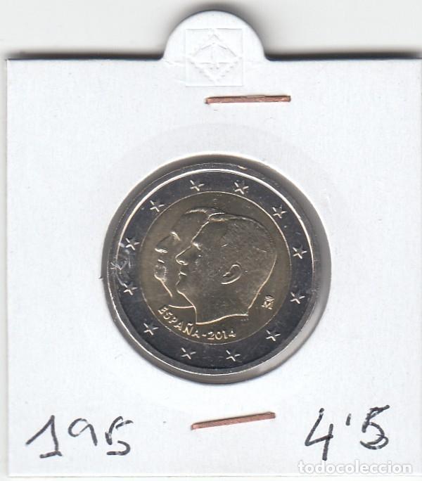 Euros: HEUR0195 MONEDA ESPA&Ntilde;A 2 EUROS 2014 (Proclamaci&oacute;n Felipe VI)