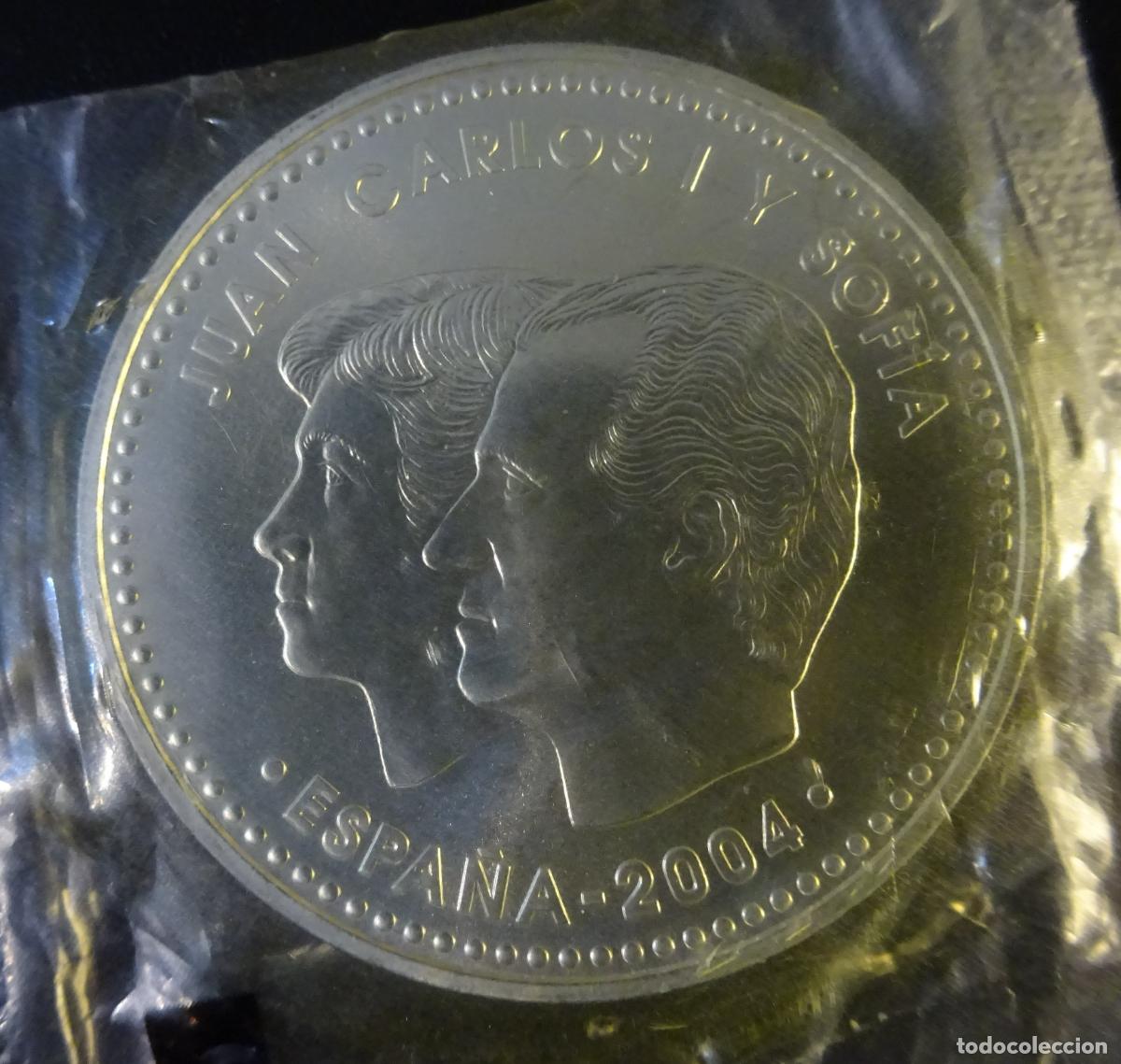 Euros: ESPA&Ntilde;A 12 EURO PLATA 2004 FELIPE Y LETIZIA 22-V-2004. EN BOLSA FNMT