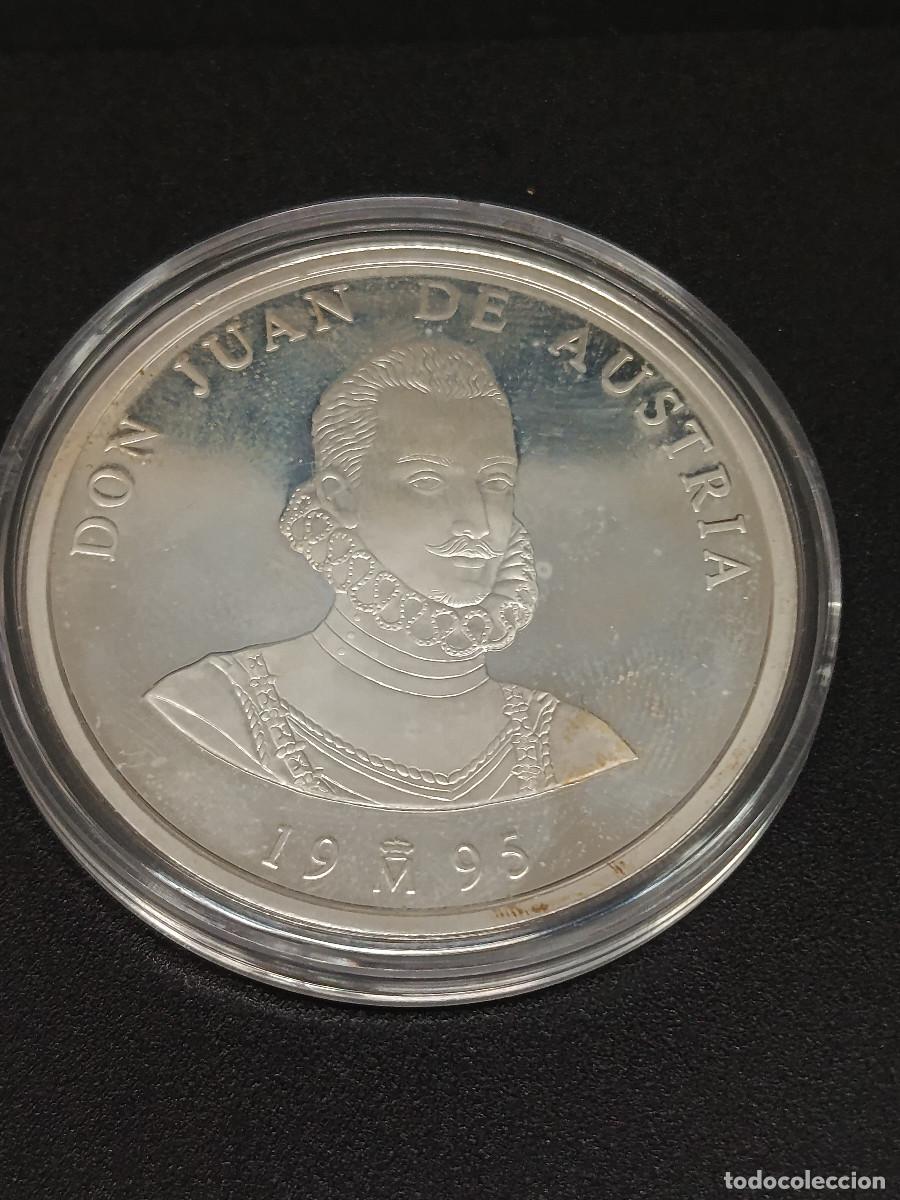 Euros: MONEDA PLATA ESPA&Ntilde;A 5 ECUS 1995 DON JUAN DE AUSTRIA. SIN CIRCULAR. EN ESTUCHE.INDIVIDUAL. MYJ.