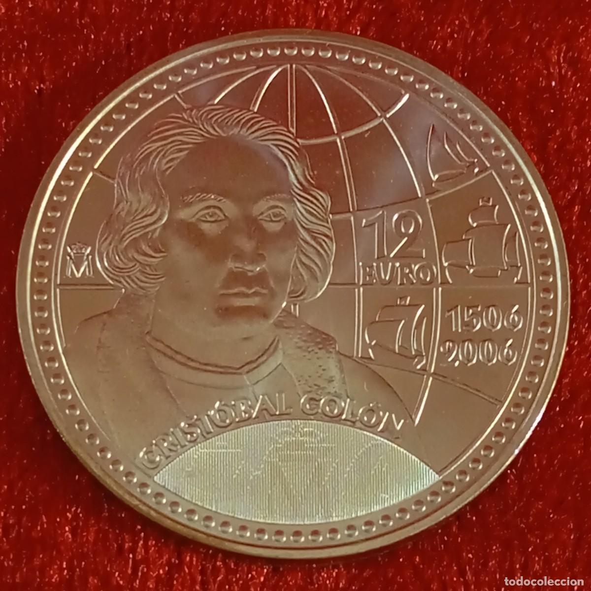 Euros: MONEDA PLATA - CRIST&Oacute;BAL COL&acute;&acute;ON - 1506-2006 - 12 EUROS - 18,07 G - 2006 - SIN CIRCULAR / 3