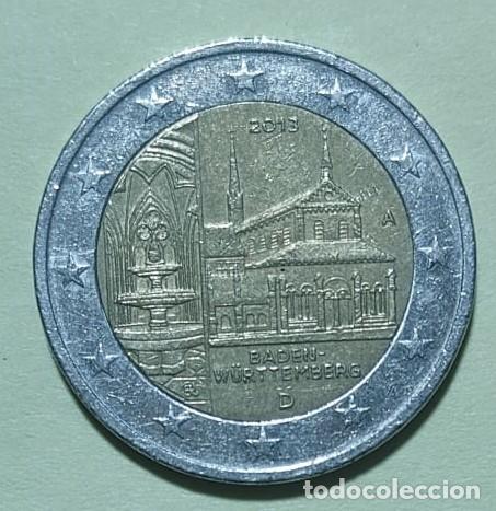Euro: Moneda 2 Euros ALEMANIA 2013 - Estado de Baden-W&uuml;rttemberg, Abad&iacute;a de Maul