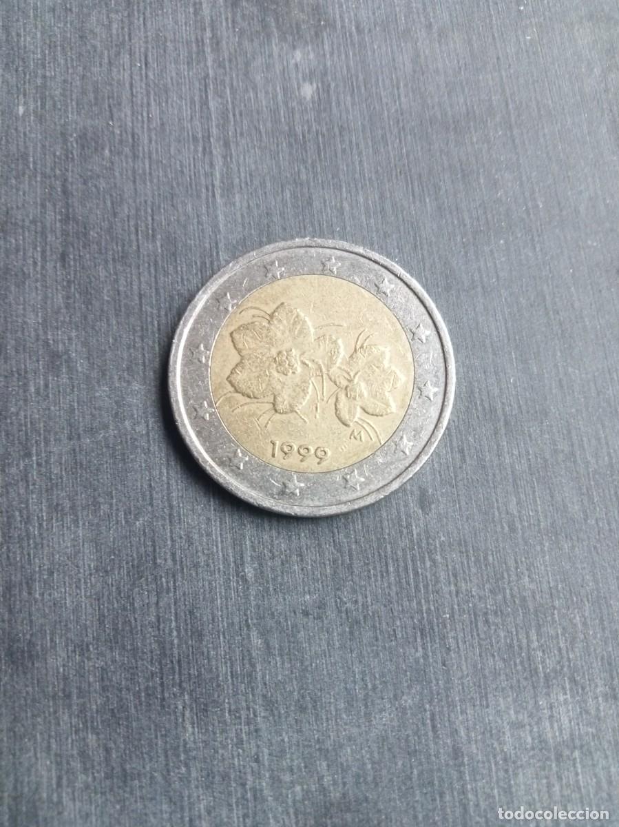 Euros: 2 euros de Finlandia. A&ntilde;o 1999
