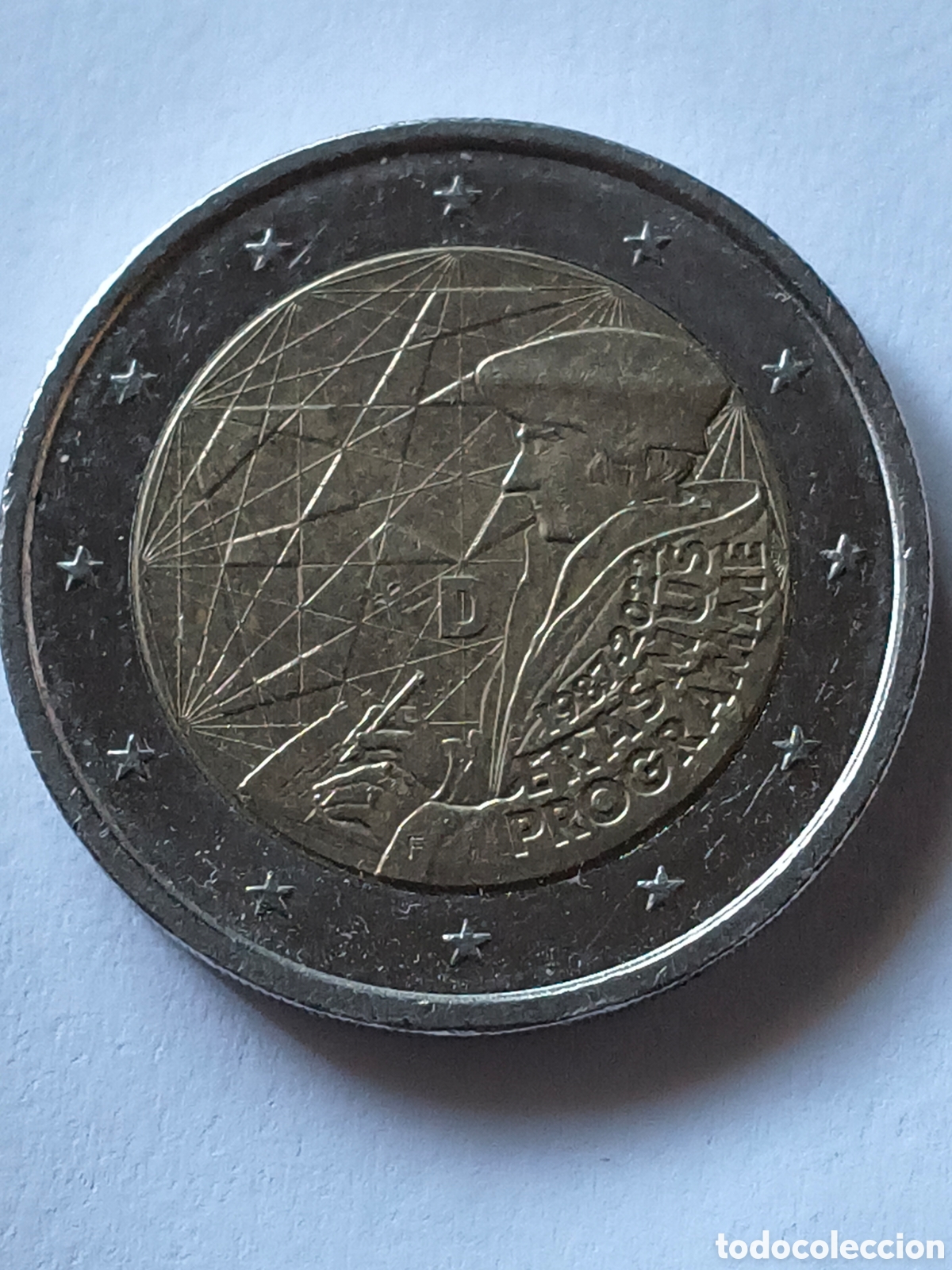 Euros: MONEDA ALEMANIA 2 ERUO 2022 CONM 35 ERASMUS PROGRAMME 1987-2022 CECA F