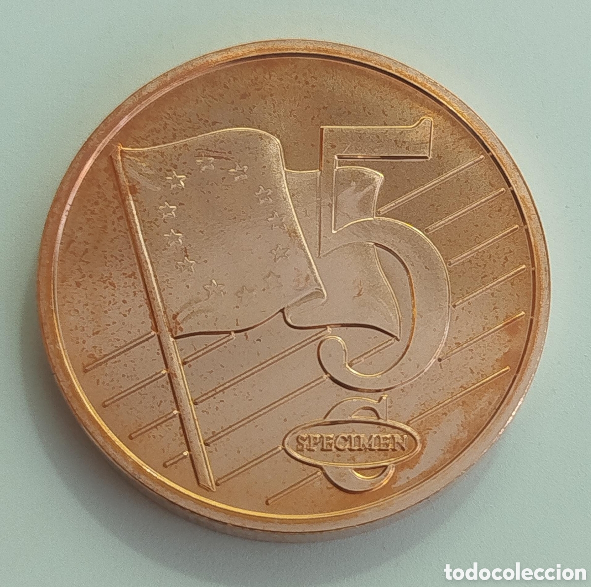 Euros: Moneda 5 C&eacute;ntimos Euro Prueba M&oacute;naco 2005 - Foto 2